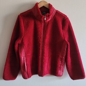 Ralph Lauren Red Teddy Jacket
